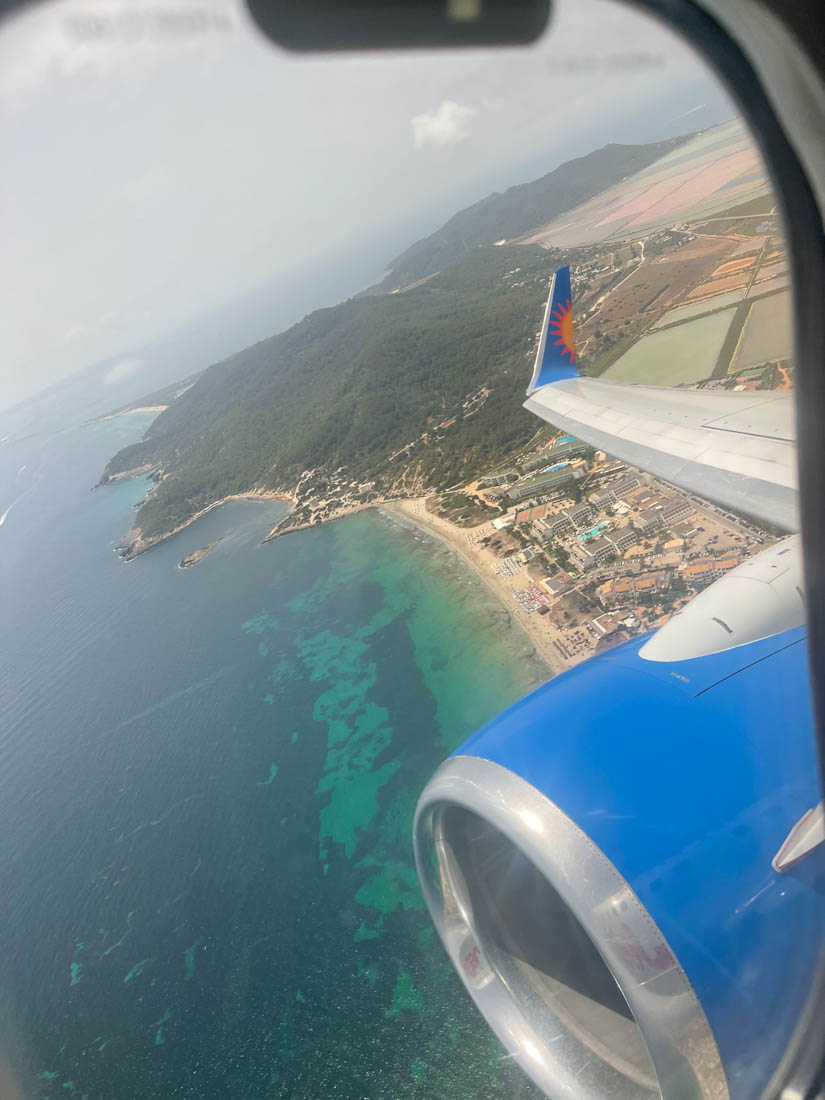 Ibiza Den Bossa view from plane