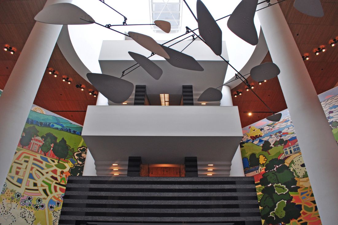 Artwork inside San Francisco Museum of Modern Art, California