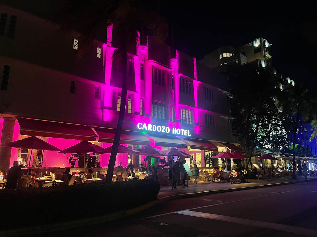 Cardozo Hotel Ocean Drive South Beach Miami Florida