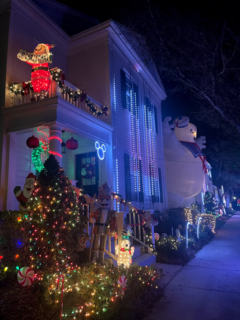 Christmas house decor Jeater Bend Drive, Celebration, Florida