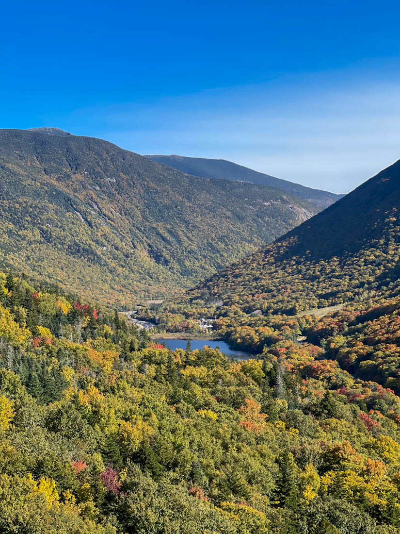 Echo Lake from Bald Mountain Franconia New Hampshire