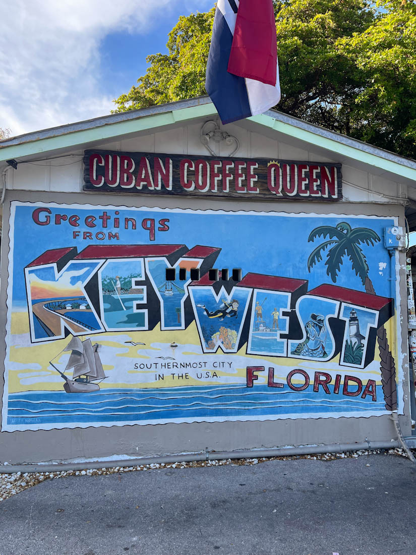 Greetings from Key West Cuban coffee queen in