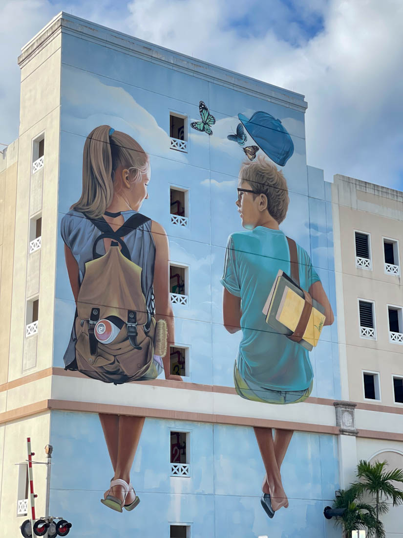 Kids street art West Palm Beach, Florida