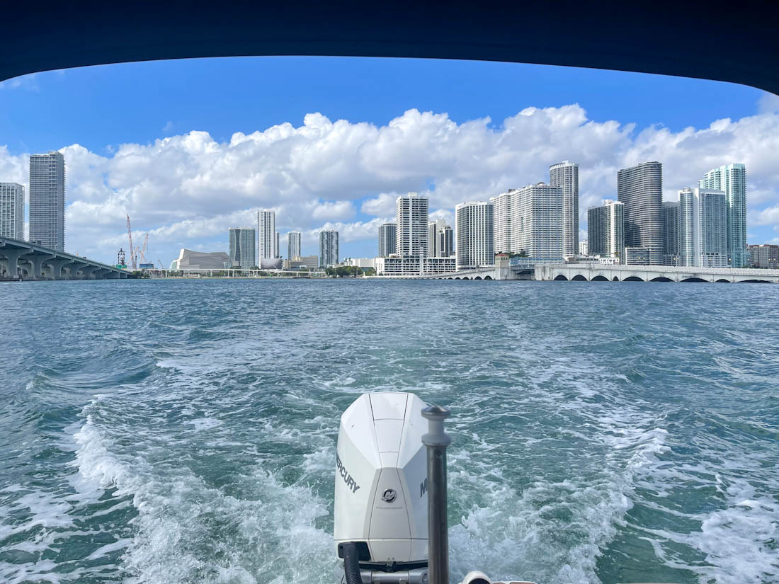 Miami from boat Florida