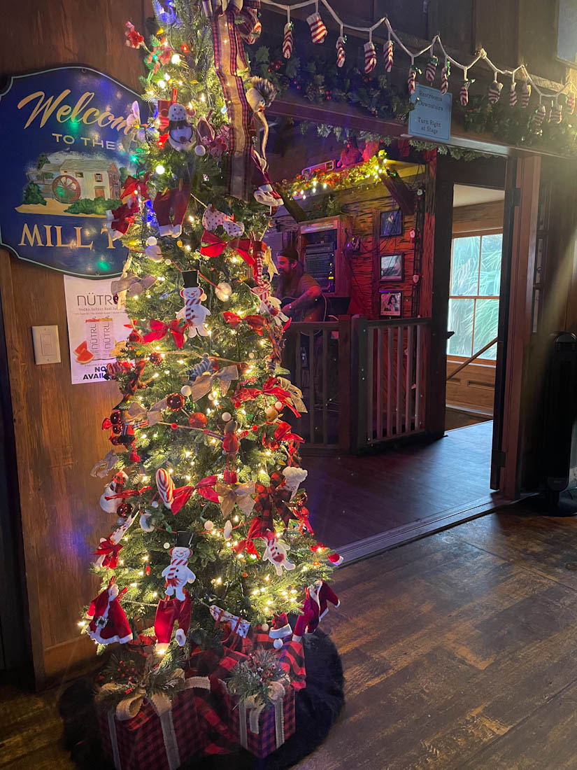 Mill Tavern Christmas tree St Augustine Florida