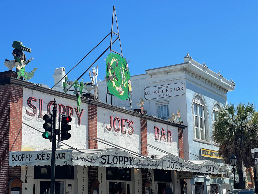 Sloppy Joes bar in Key West Florida