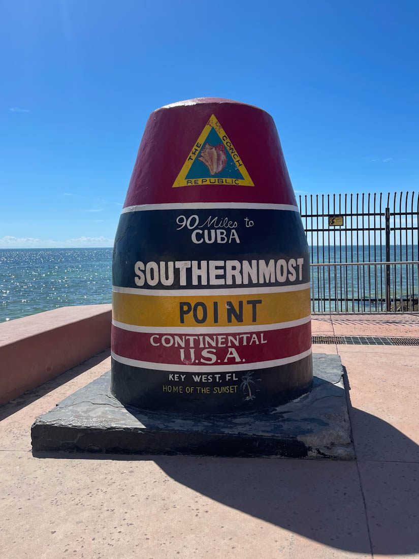 Southern most point continental buoy USA Key West Florida