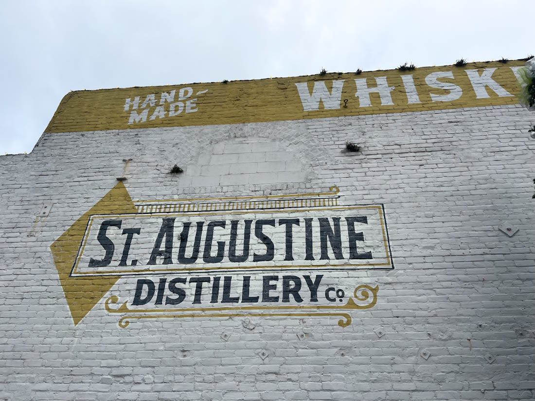 St Augustine Distillery sign