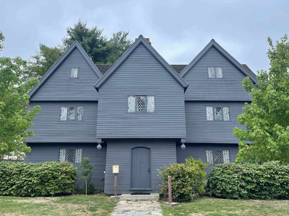 Grey painted Witch House in Salem 