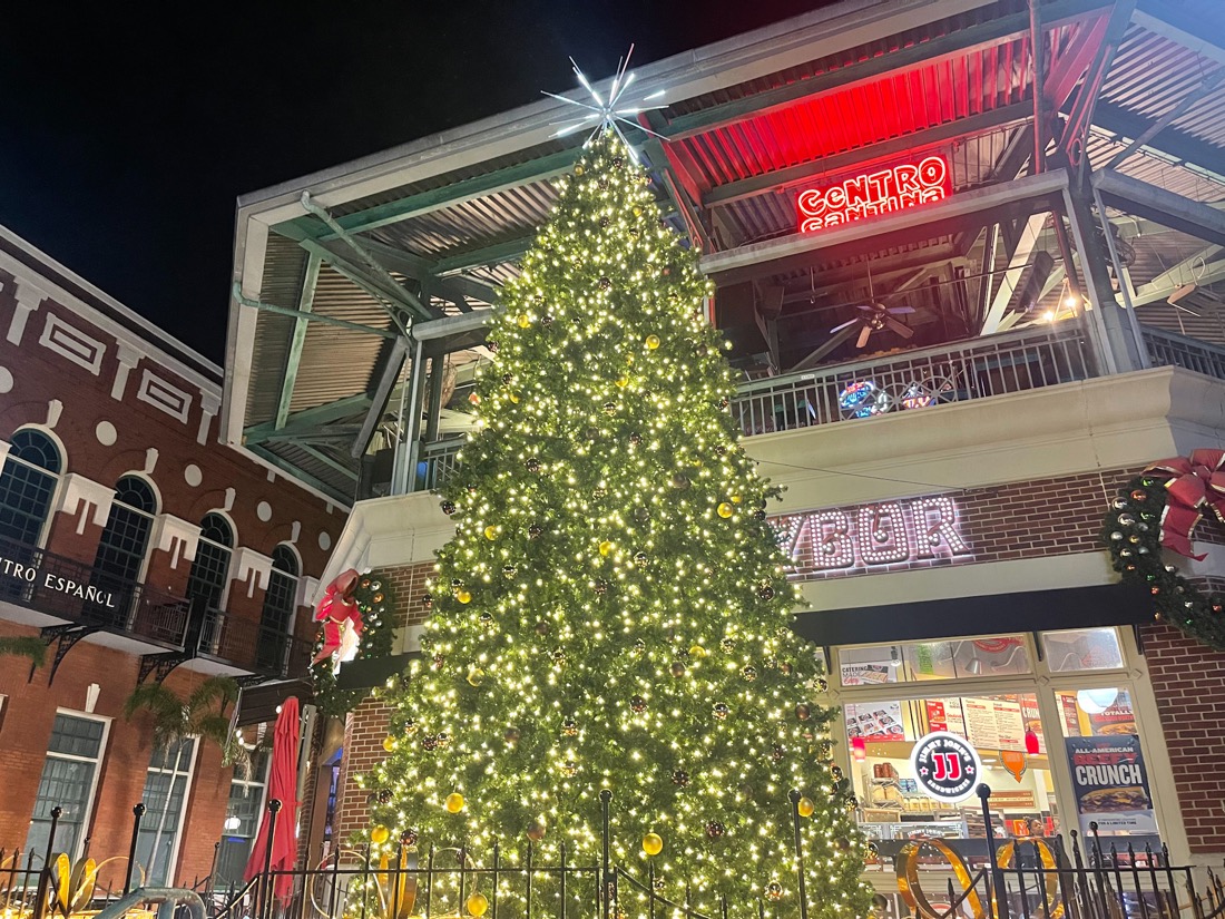 Ybor Christmas tree Tampa Florida