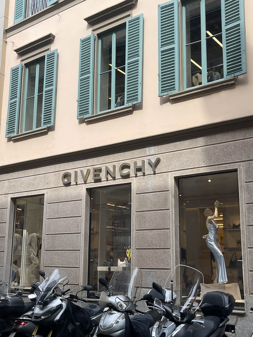 Givency Quadrilatero Della Moda Milan Italy
