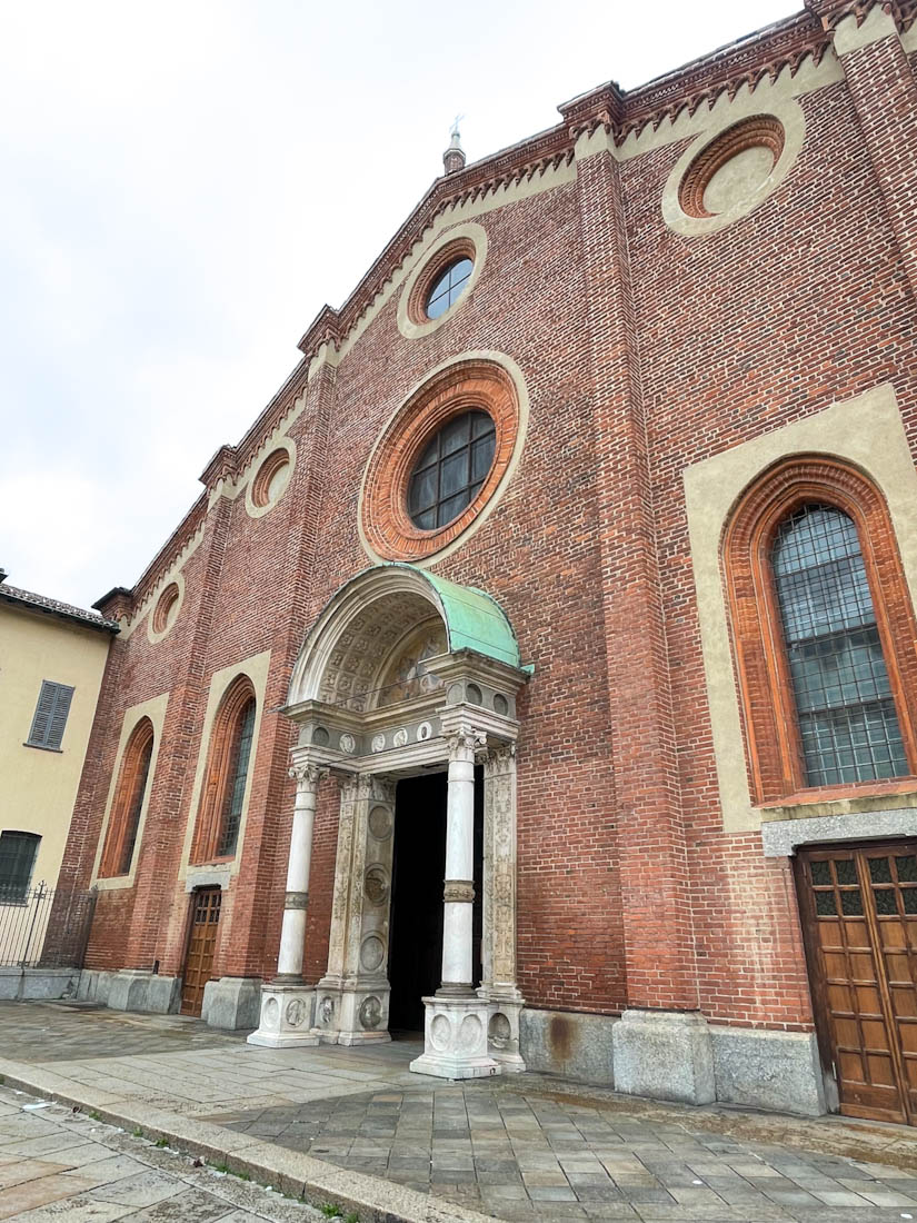 Santa Maria delle Grazie church in Milan in Italy