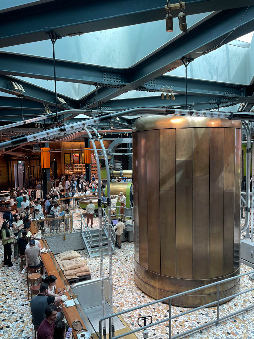 Starbucks Reserve Roastery interior Milan Italy