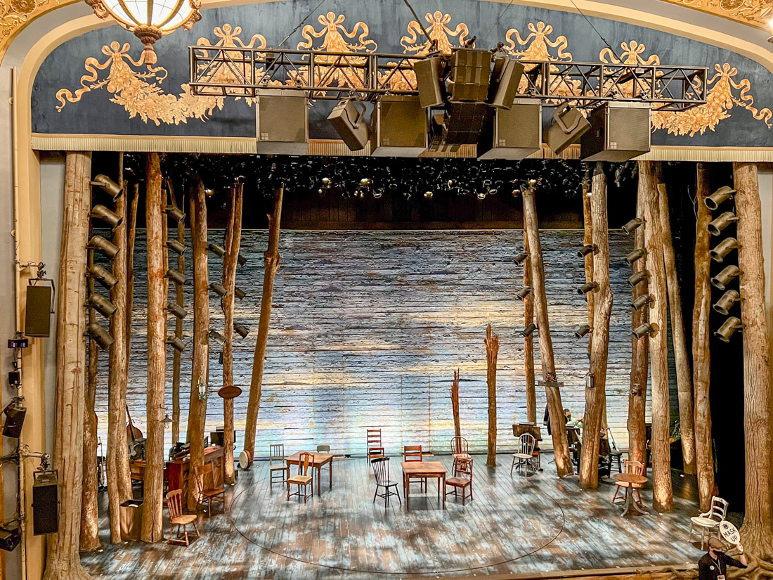 Gerald Schoenfeld Theatre stage  in NYC 