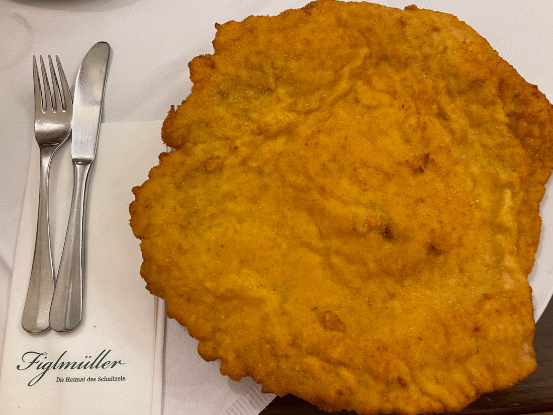 Figlmüller at Wollzeile schnitzel Vienna Austria