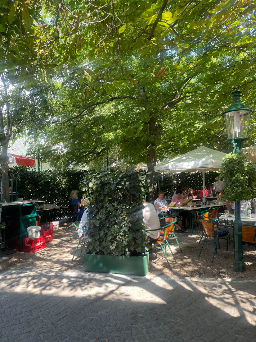 Schweizerhaus beer garden Vienna Austria