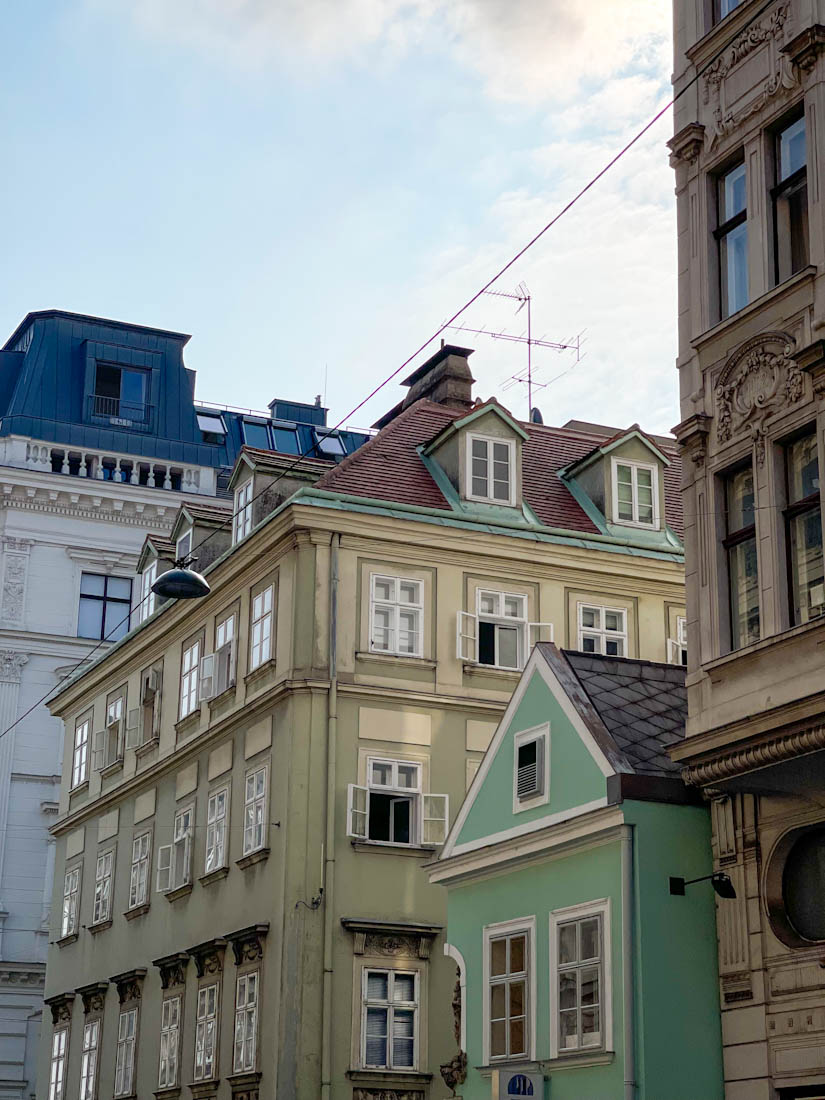 Spittelberg buildings Vienna Austria