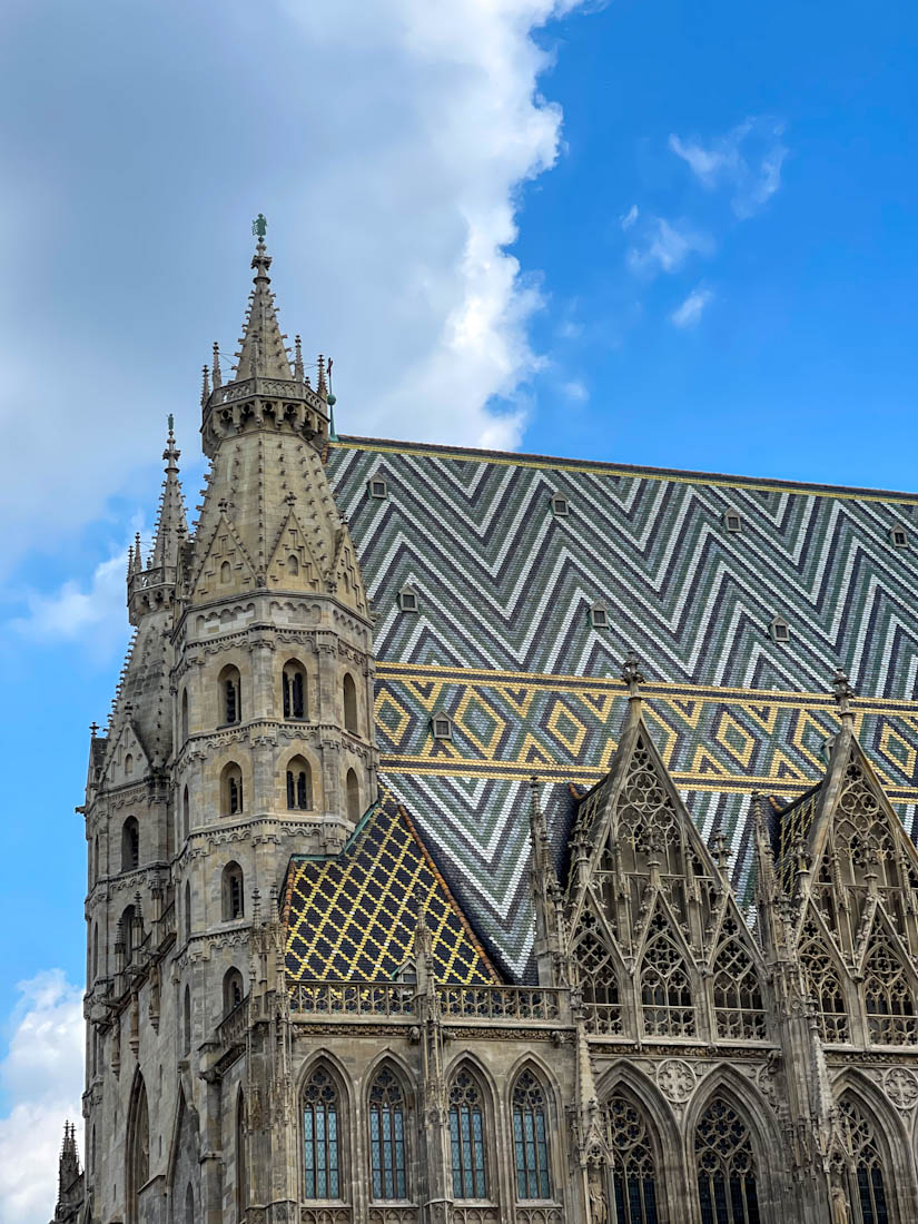 St. Stephen's Cathedral close up Vienna Austria