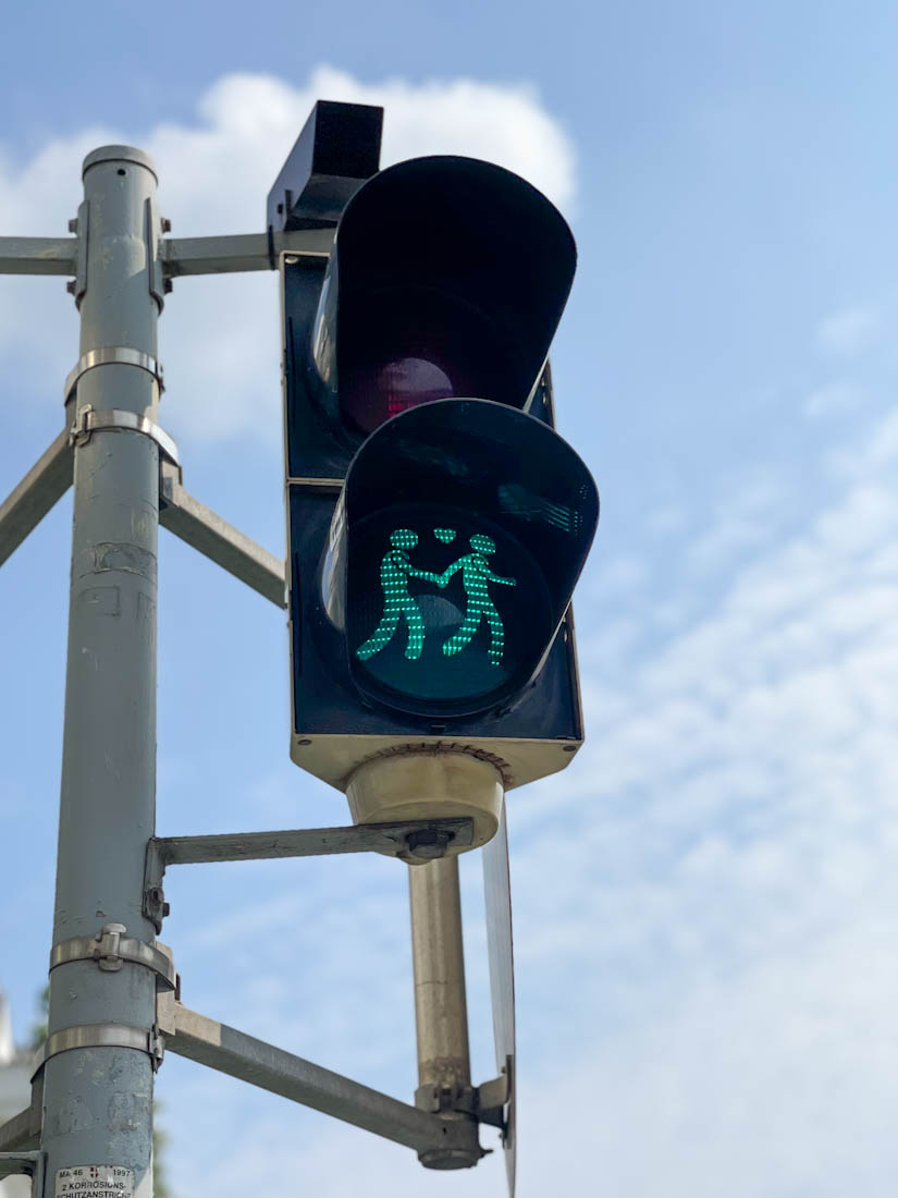 Traffic light Vienna in Austria